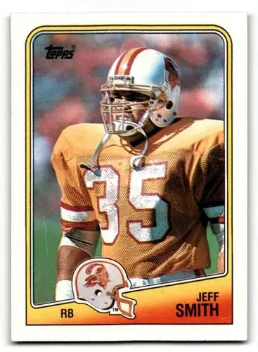 1988 Topps Jeff Smith Tampa Bay Buccaneers football card with original gloss
