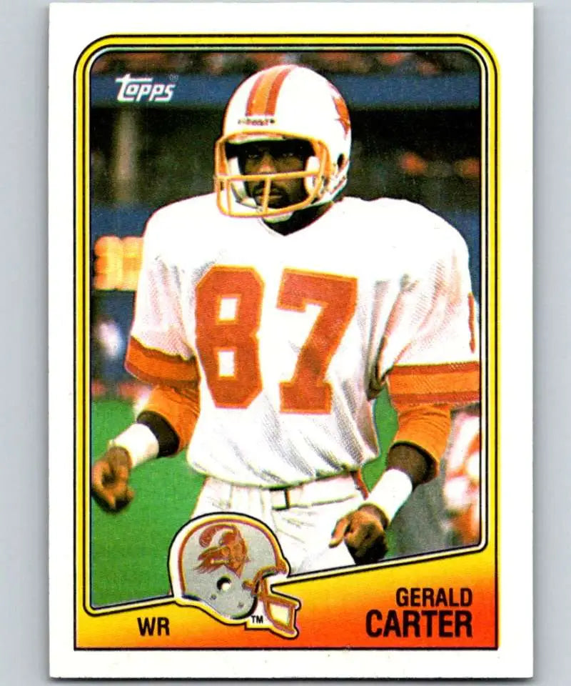 1988 Topps #355 Gerald Carter EX Excellent Tampa Bay Buccaneers Football Card - Football Card Single