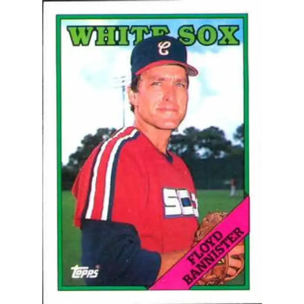 1988 Topps #357 Floyd Bannister NM-MT Chicago White Sox Baseball Card - Baseball Card Single
