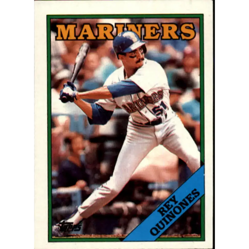 1988 Topps #358 Rey Quinones NM-MT Seattle Mariners Baseball Card - Baseball Card Single