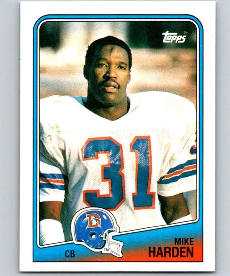 1988 Topps #36 Mike Harden EX Excellent Denver Broncos Football Card - Football Card Single