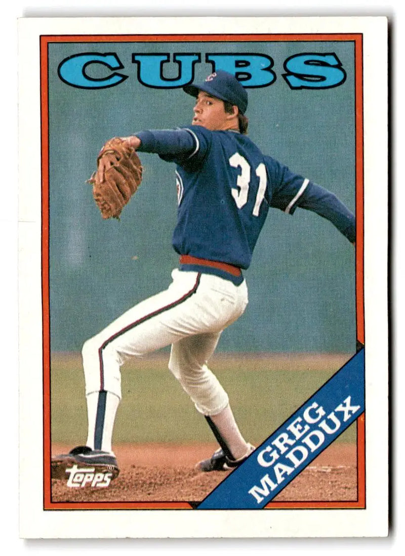 1988 Topps #361 Greg Maddux - Baseball Card Single