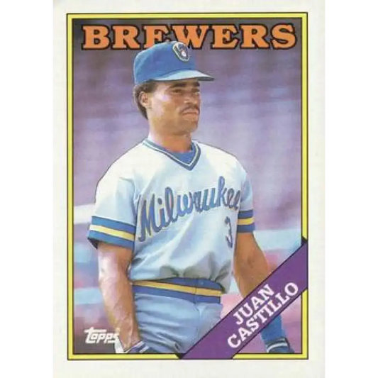 1988 Topps #362 Juan Castillo NM-MT Milwaukee Brewers Baseball Card