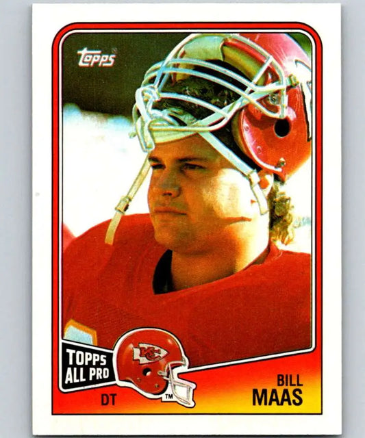 1988 Topps #368 Bill Maas EX Excellent Kansas City Chiefs Football Card