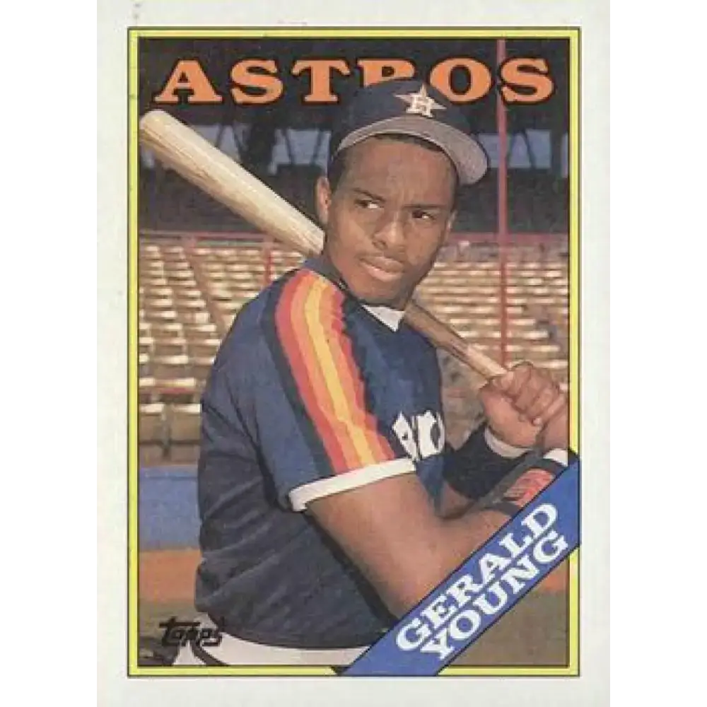 1988 Topps #368 Gerald Young NM-MT Houston Astros Baseball Card - Baseball Card Single