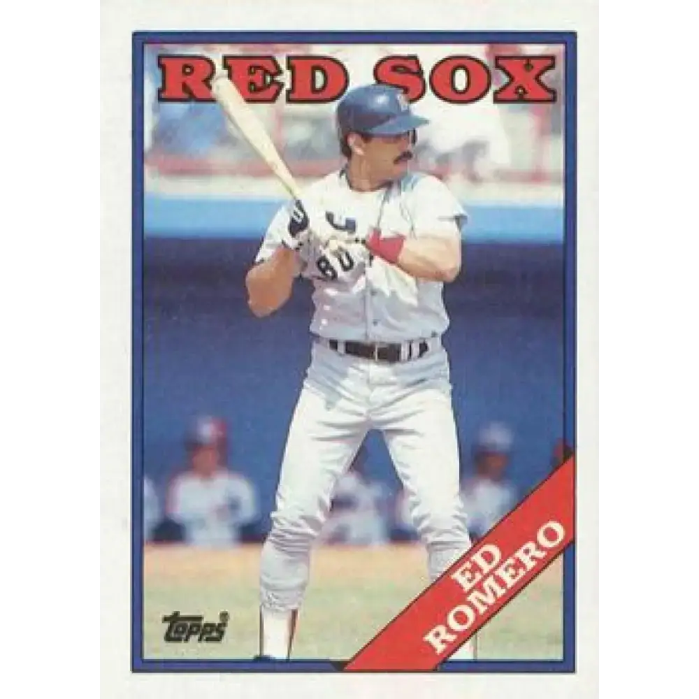 1988 Topps #37 Ed Romero NM-MT Boston Red Sox Baseball Card - Baseball Card Single