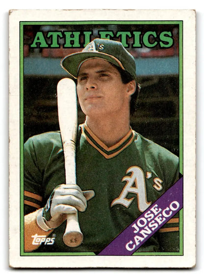 1988 Topps #370 Jose Canseco - Trading Card