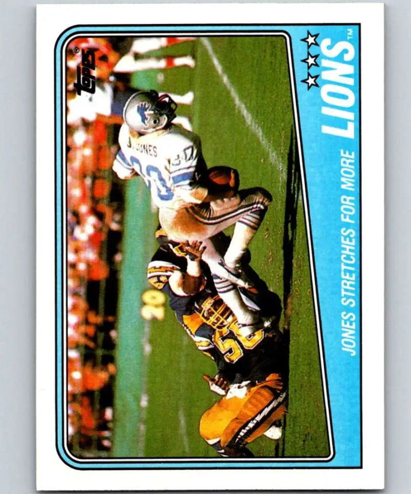 1988 Topps #372 James Jones EX Excellent Detroit Lions Football Card - Football Card Single