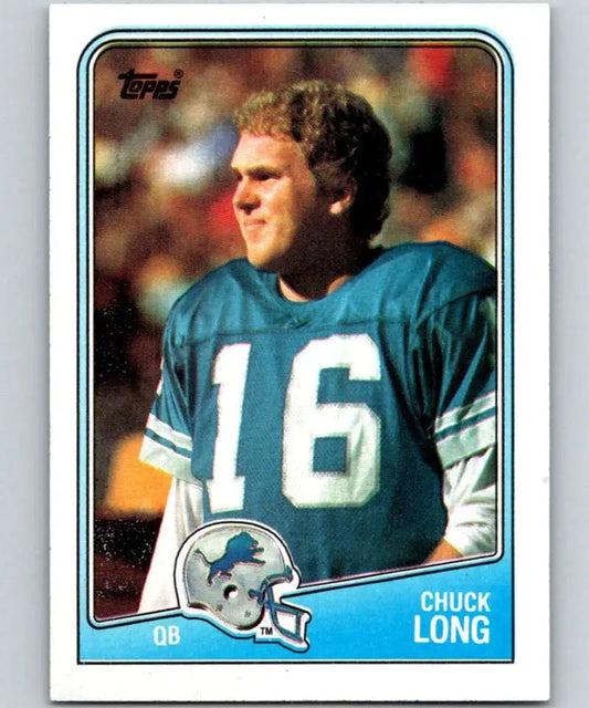 1988 Topps #373 Chuck Long EX Excellent Detroit Lions Football Card