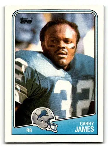 Garry James Detroit football card from 1988 Topps #374 featuring Detroit Lions player