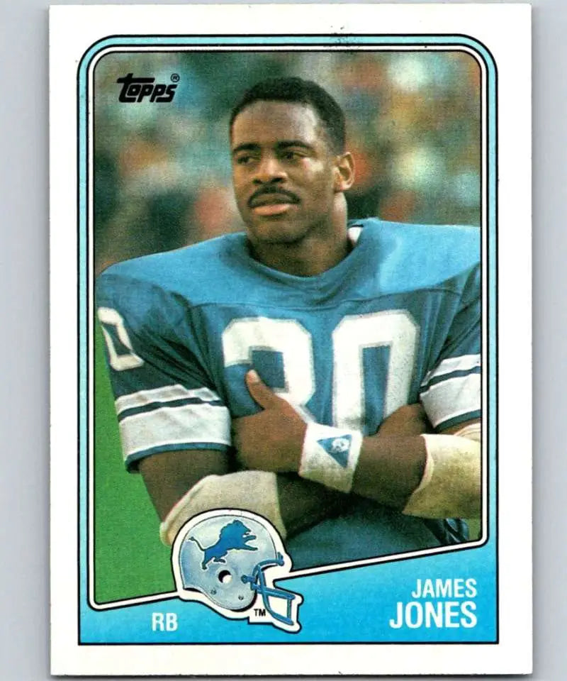 1988 Topps #375 James Jones EX Excellent Detroit Lions Football Card - Football Card Single