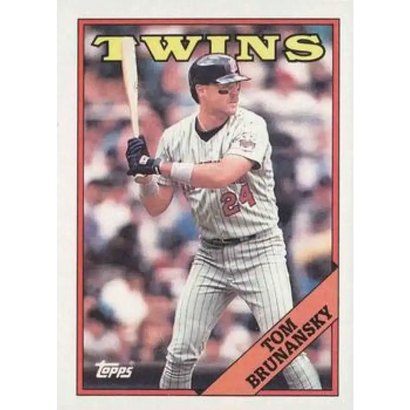 1988 Topps #375 Tom Brunansky NM-MT Minnesota Twins Baseball Card - Baseball Card Single