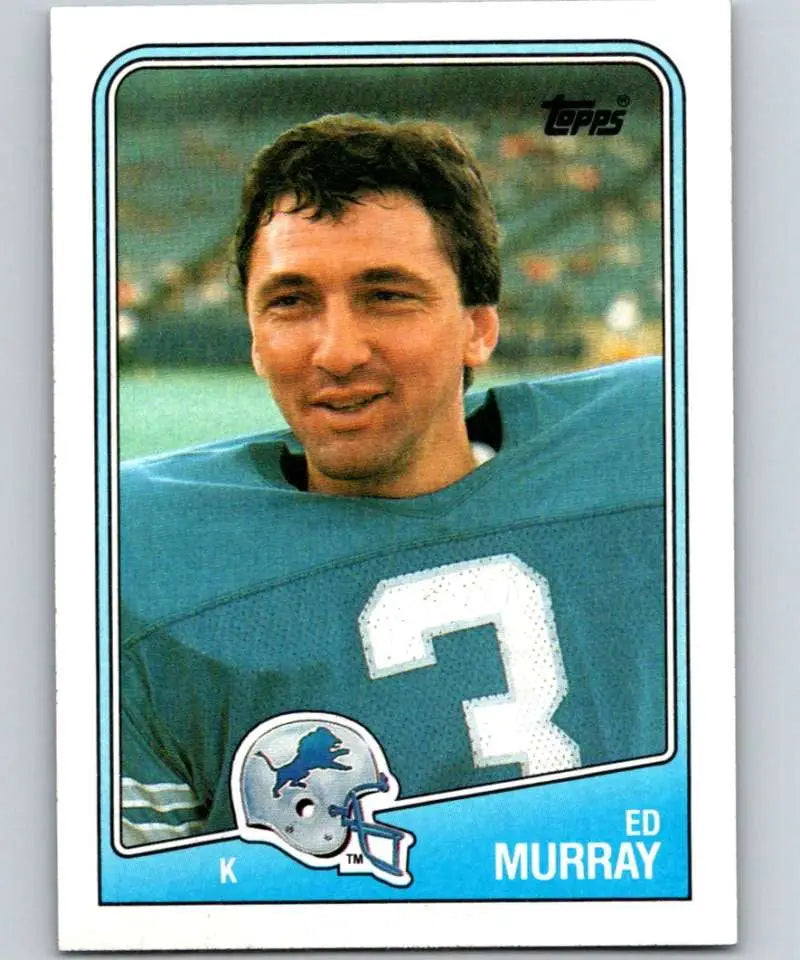 1988 Topps #378 Eddie Murray EX Excellent Detroit Lions Football Card - Football Card Single