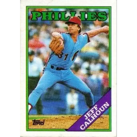 1988 Topps #38 Jeff Calhoun NM-MT Philadelphia Phillies Baseball Card