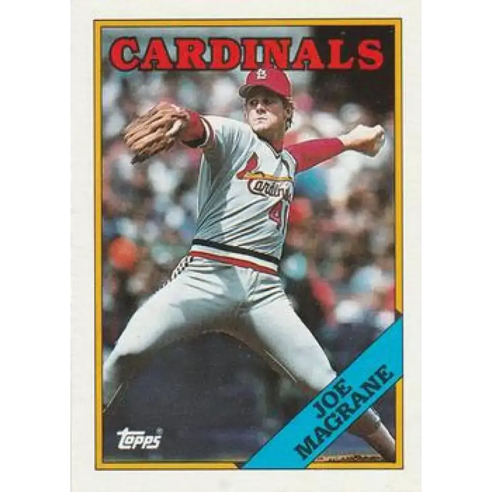 1988 Topps #380 Joe Magrane NM-MT RC Rookie St. Louis Cardinals Baseball Card - Baseball Card Single