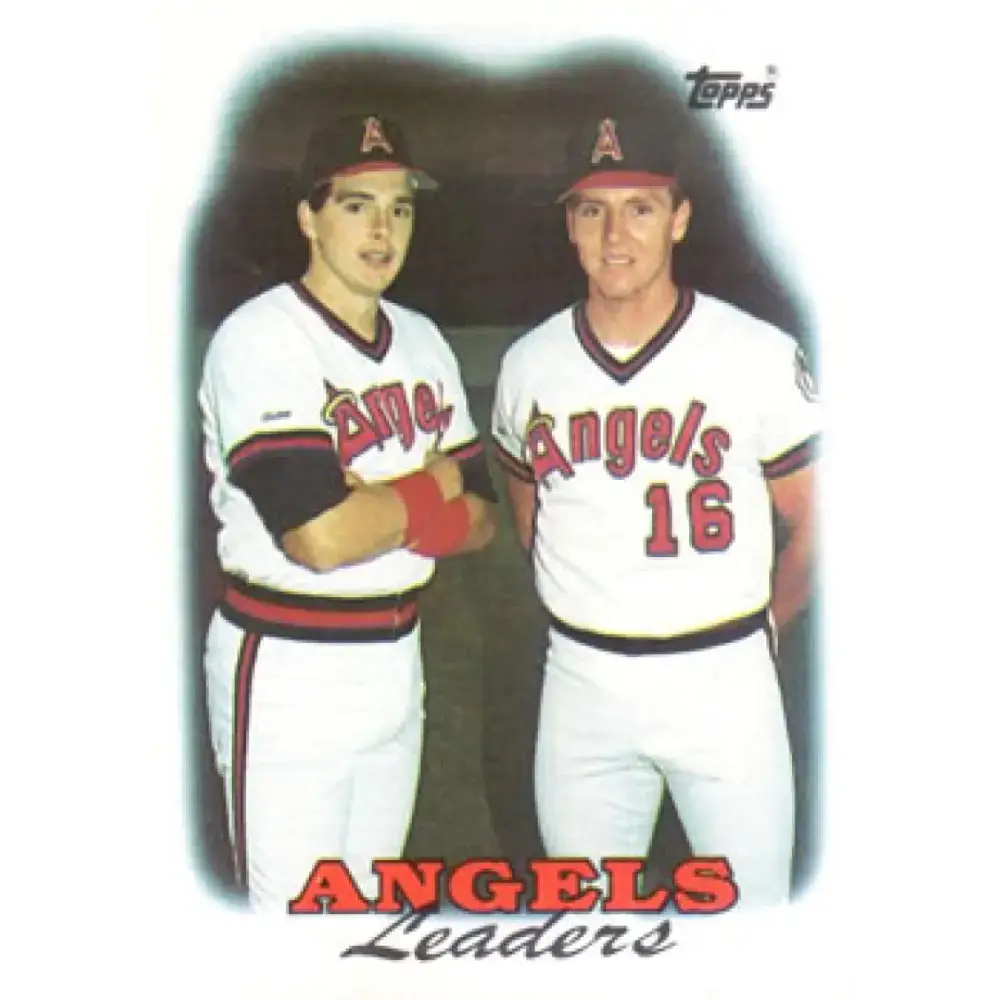 1988 Topps #381 Wally Joyner/Jack Howell NM-MT California Angels Baseball Card - Baseball Card Single