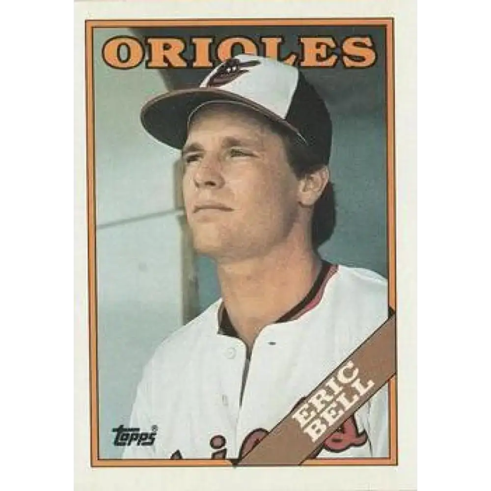 1988 Topps #383 Eric Bell NM-MT Baltimore Orioles Baseball Card - Baseball Card Single