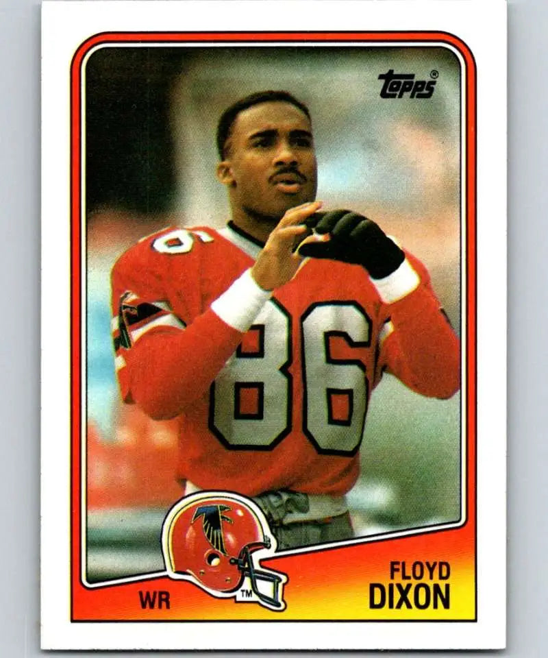 1988 Topps #386 Floyd Dixon EX Excellent RC Rookie Atlanta Falcons Football Card - Football Card Single