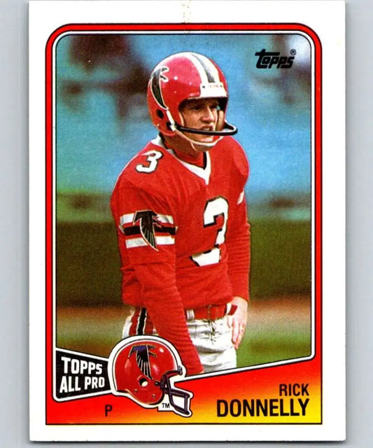 1988 Topps #387 Rick Donnelly EX Excellent Atlanta Falcons Football Card - Football Card Single