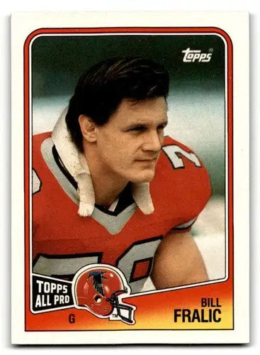 Original gloss 1988 Topps Bill Fralic Atlanta Falcons football card product image