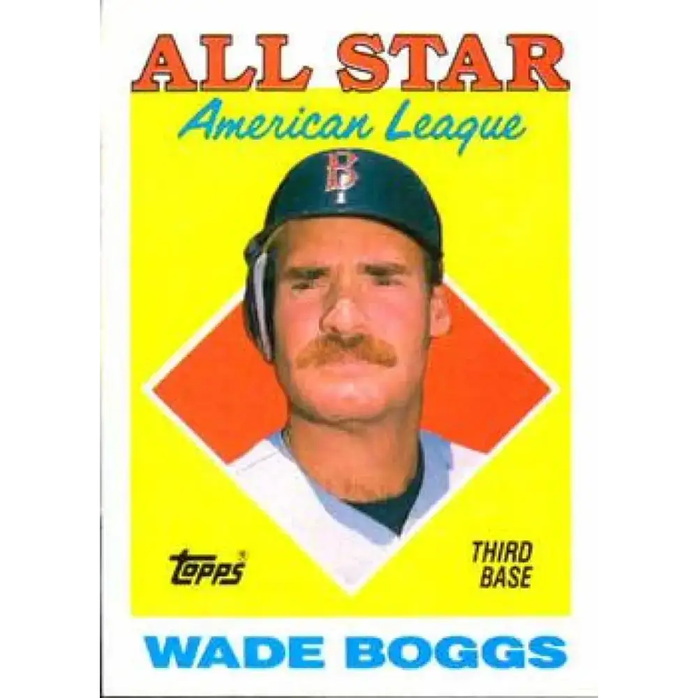 1988 Topps #388 Wade Boggs NM-MT Boston Red Sox Baseball Card - Baseball Card Single