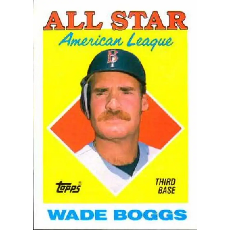 1988 Topps #388 Wade Boggs NM-MT Boston Red Sox Baseball Card - Baseball Card Single