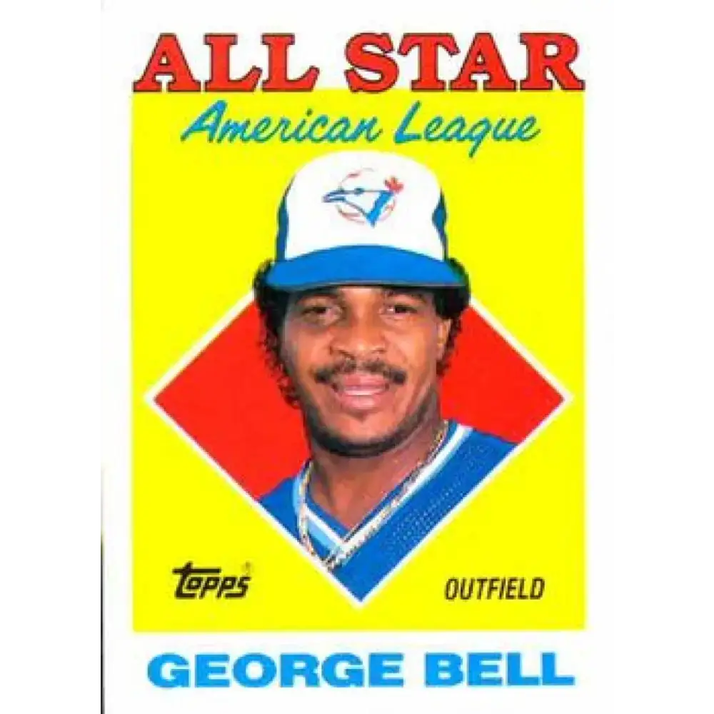 1988 Topps #390 George Bell NM-MT Toronto Blue Jays Baseball Card