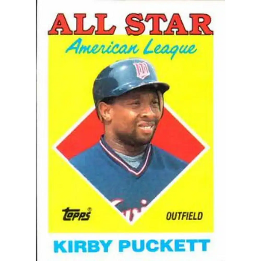 1988 Topps #391 Kirby Puckett NM-MT Minnesota Twins Baseball Card
