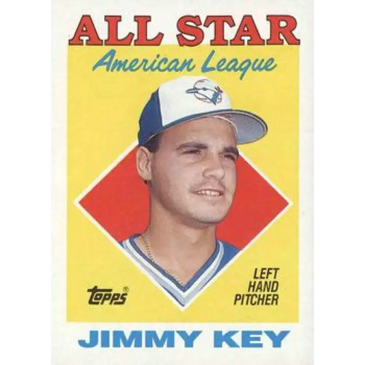 1988 Topps #395 Jimmy Key NM-MT Toronto Blue Jays Baseball Card