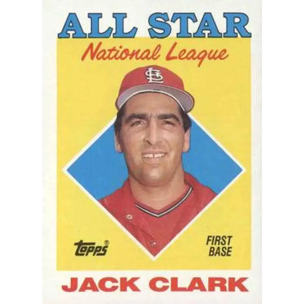 1988 Topps #397 Jack Clark NM-MT St. Louis Cardinals Baseball Card - Baseball Card Single