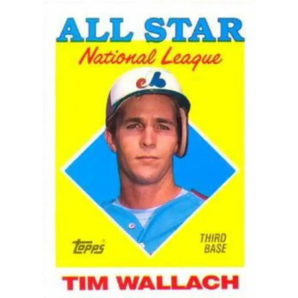 1988 Topps #399 Tim Wallach NM-MT Montreal Expos Baseball Card - Baseball Card Single