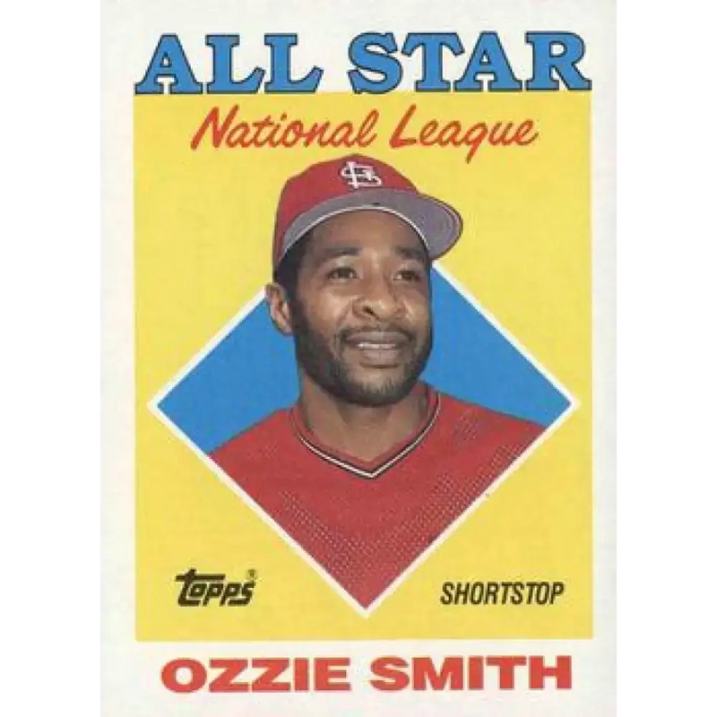 1988 Topps #400 Ozzie Smith NM-MT St. Louis Cardinals Baseball Card - Baseball Card Single