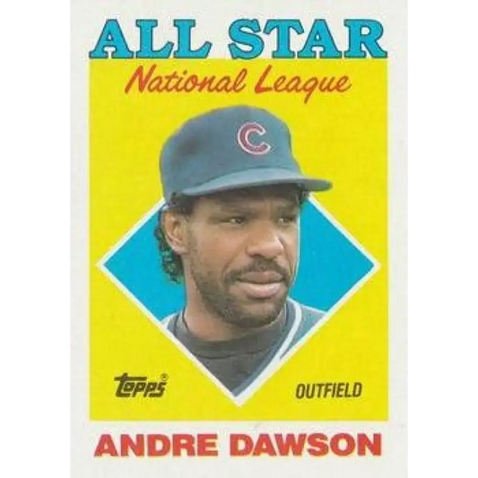 1988 Topps #401 Andre Dawson NM-MT Chicago Cubs Baseball Card