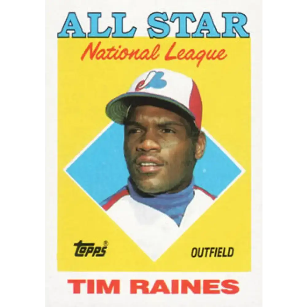 1988 Topps #403 Tim Raines NM-MT Montreal Expos Baseball Card - Baseball Card Single