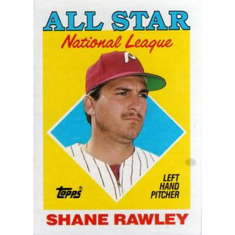 1988 Topps #406 Shane Rawley NM-MT Philadelphia Phillies Baseball Card - Baseball Card Single