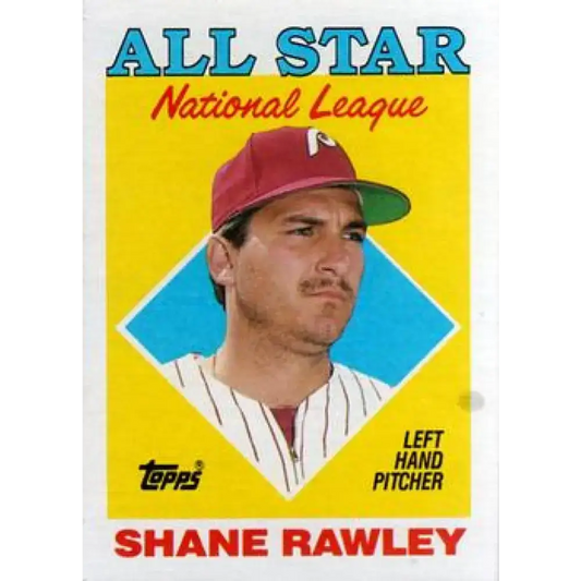 1988 Topps #406 Shane Rawley NM-MT Philadelphia Phillies Baseball Card