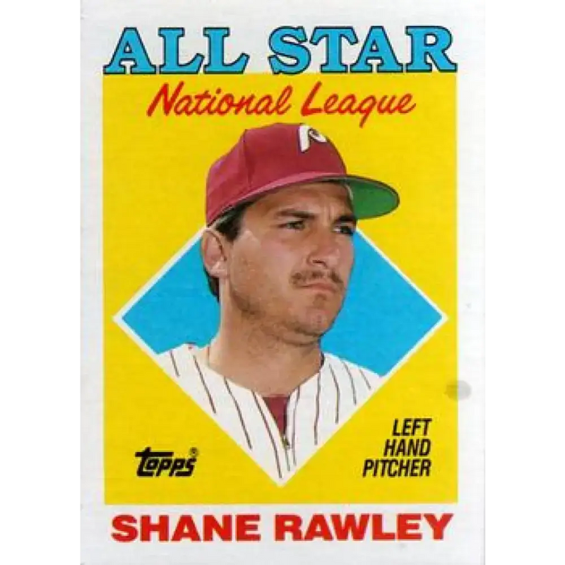 1988 Topps #406 Shane Rawley NM-MT Philadelphia Phillies Baseball Card - Baseball Card Single