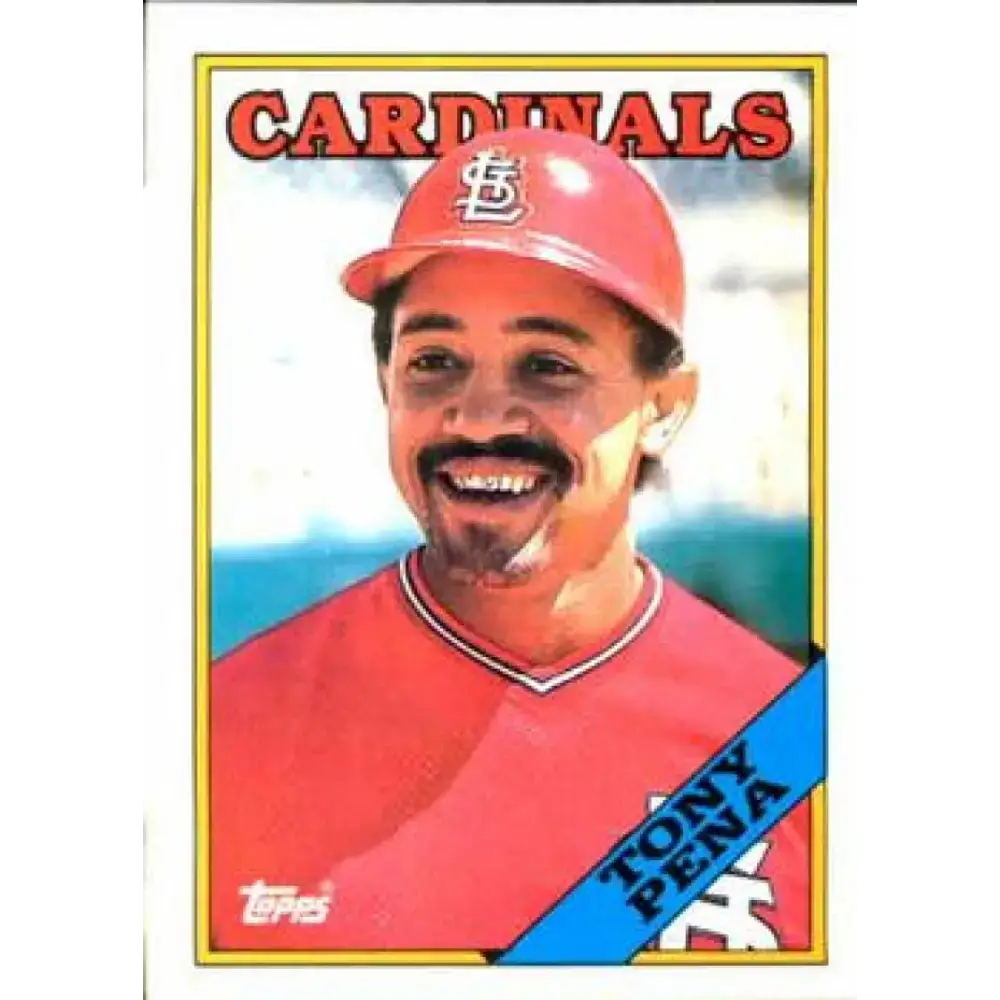 1988 Topps #410 Tony Pena NM-MT St. Louis Cardinals Baseball Card - Baseball Card Single