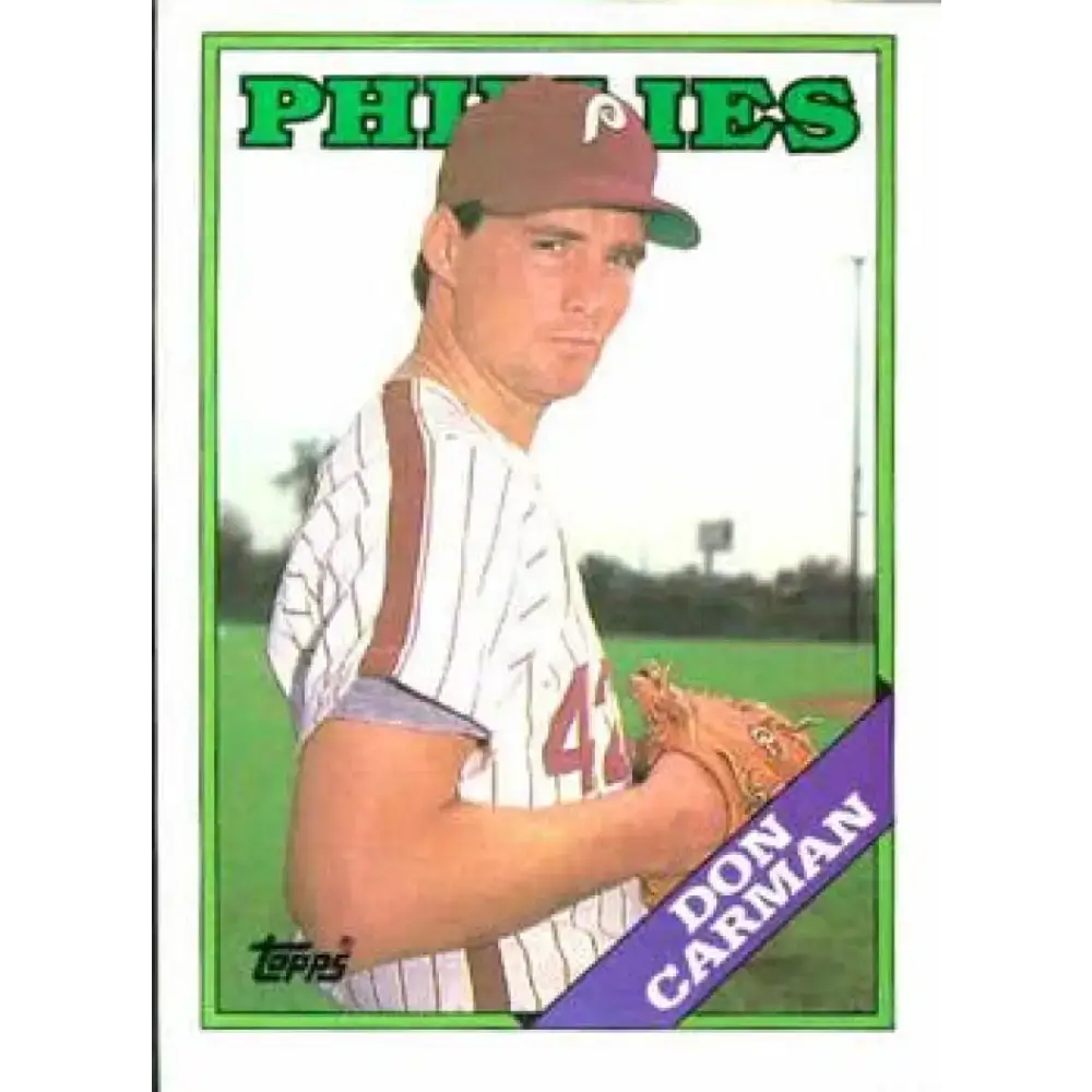 1988 Topps #415 Don Carman NM-MT Philadelphia Phillies Baseball Card - Baseball Card Single