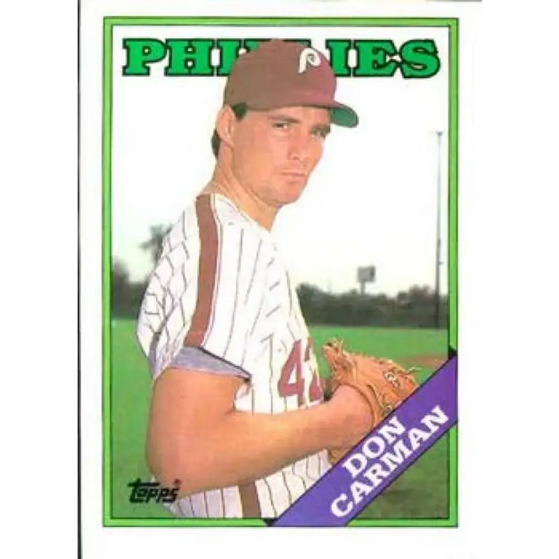 1988 Topps #415 Don Carman NM-MT Philadelphia Phillies Baseball Card - Baseball Card Single