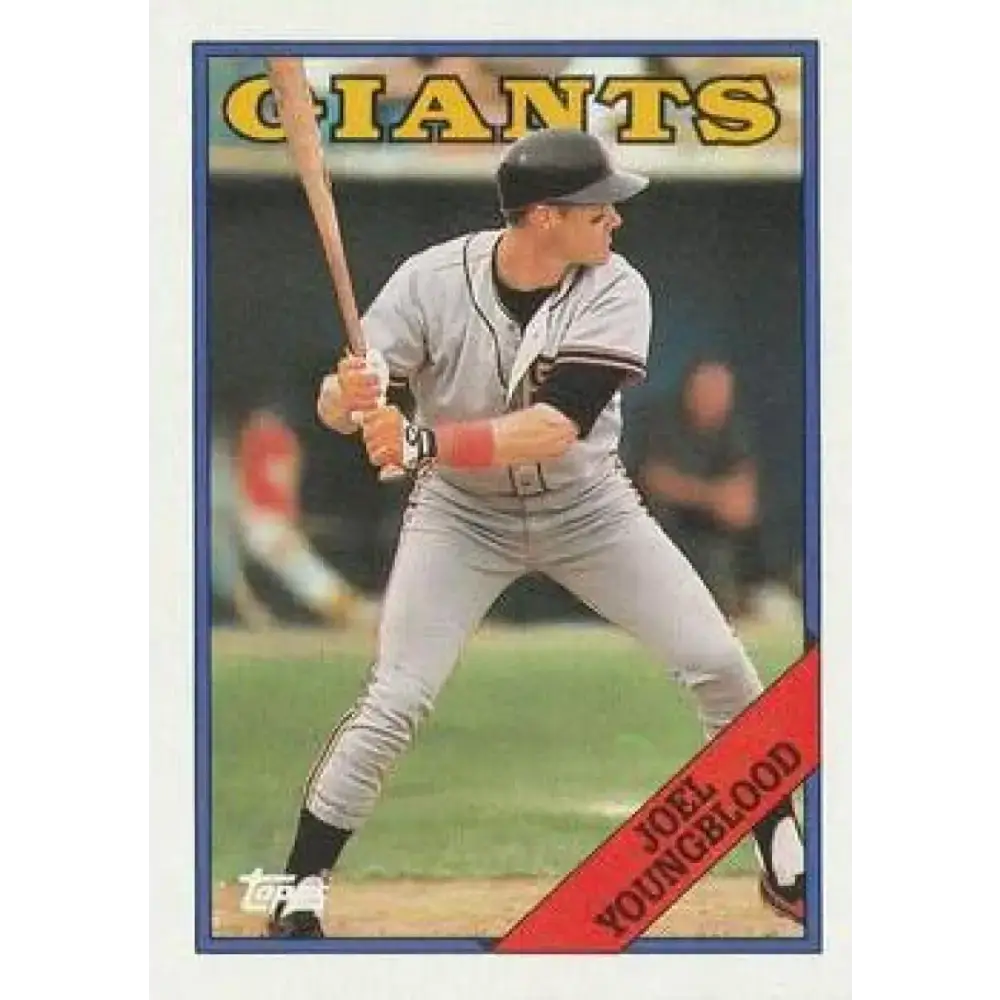 1988 Topps #418 Joel Youngblood NM-MT San Francisco Giants Baseball Card - Baseball Card Single