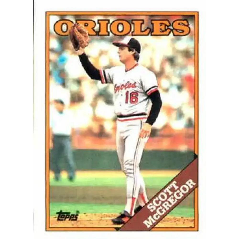 1988 Topps #419 Scott McGregor NM-MT Baltimore Orioles Baseball Card - Baseball Card Single