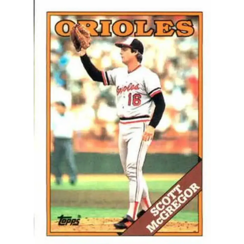 1988 Topps #419 Scott McGregor NM-MT Baltimore Orioles Baseball Card - Baseball Card Single