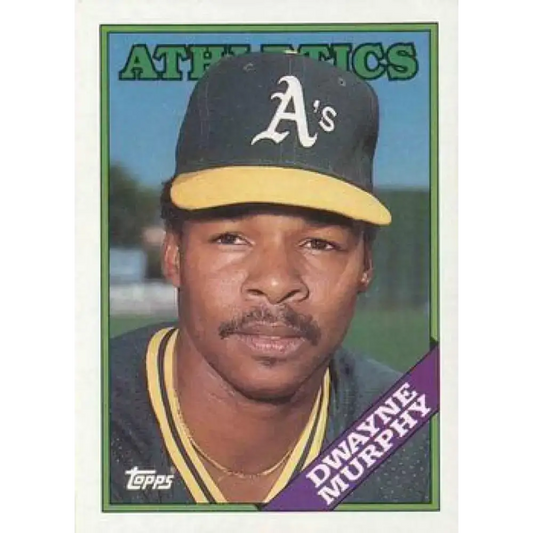 1988 Topps #424 Dwayne Murphy NM-MT Oakland Athletics Baseball Card