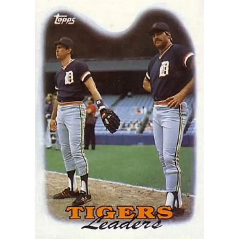 1988 Topps #429 Alan Trammell/Kirk Gibson NM-MT Detroit Tigers Baseball Card - Baseball Card Single