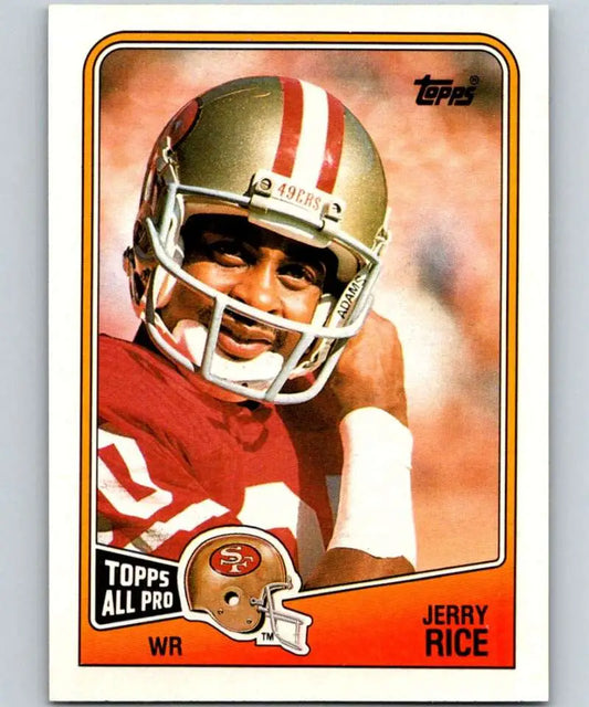 1988 Topps #43 Jerry Rice EX Excellent San Francisco 49ers Football Card