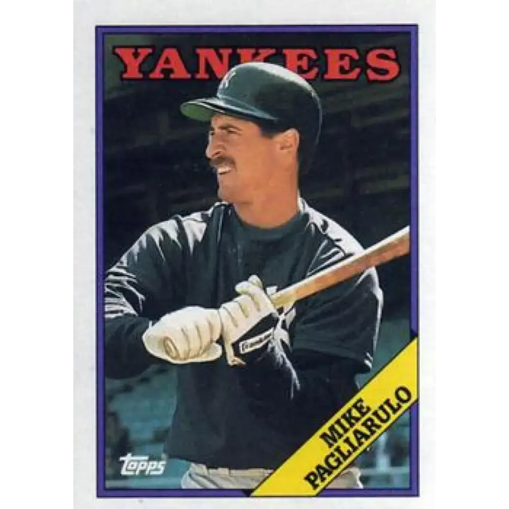 1988 Topps #435 Mike Pagliarulo NM-MT New York Yankees Baseball Card - Baseball Card Single