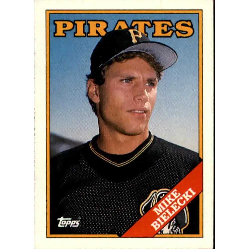 1988 Topps #436 Mike Bielecki NM-MT Pittsburgh Pirates Baseball Card - Baseball Card Single