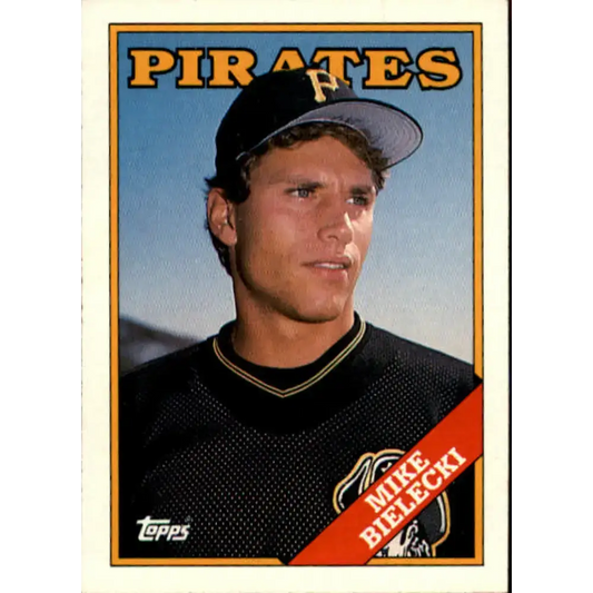 1988 Topps #436 Mike Bielecki NM-MT Pittsburgh Pirates Baseball Card - Baseball Card Single
