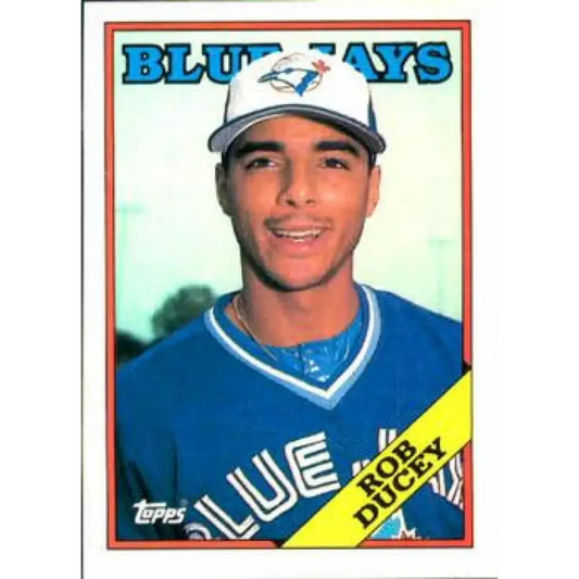 1988 Topps #438 Rob Ducey NM-MT RC Rookie Toronto Blue Jays Baseball Card